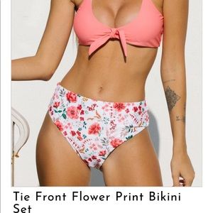 Beachsissi High Waisted Floral Bikini